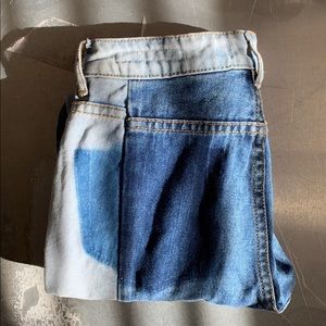 PacSun Patchwork Denim Mom Jeans !